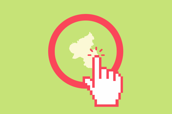 Scrollen Sie nach oben und klicken Sie dort auf die Karte. Alternativ nutzen Sie bitte die Übersicht aus der Navigation ganz oben auf dieser Seite als Einstieg.